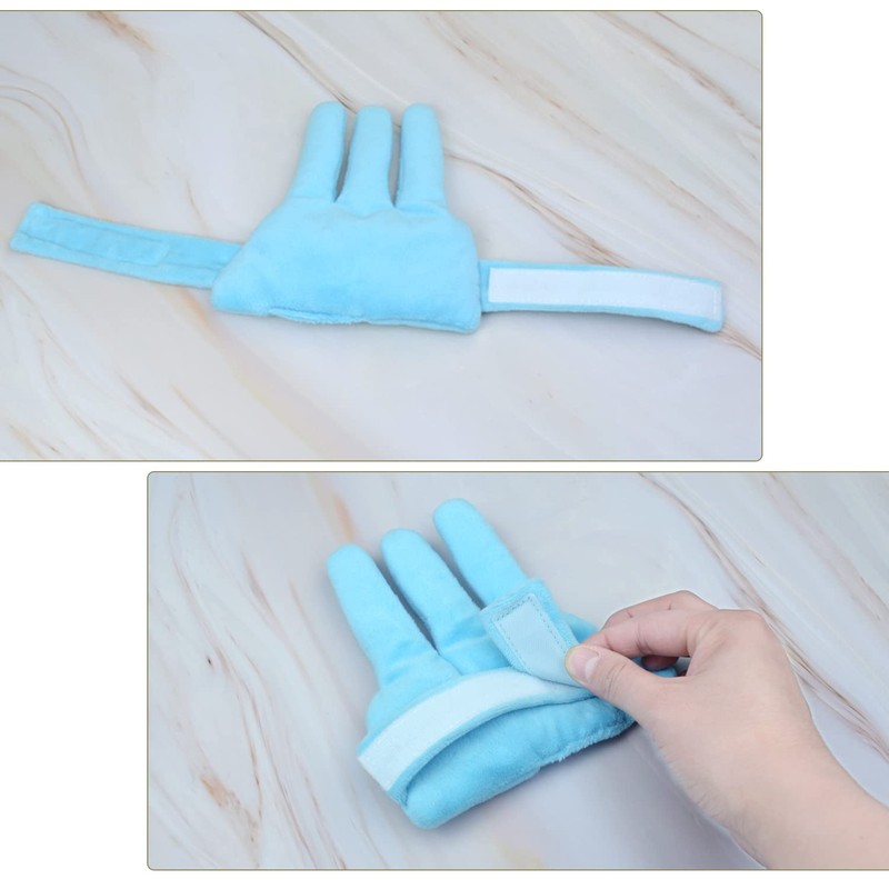 rainbowstar 2 Pack Palm Protector with Finger Separators Hand Contracture