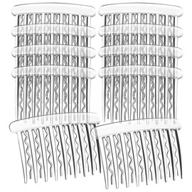 Baluue Hair Styling Combs for Women 10pcs French Side Combs Hair Accessories Nonslip Clip