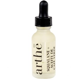 ARTHE. Squalane Oil,+ Aceite de Cafe Verde .30ml. Hidratante, 100% natural de caña de azucar. Serum Facial, Aceite Facial dia y noche.