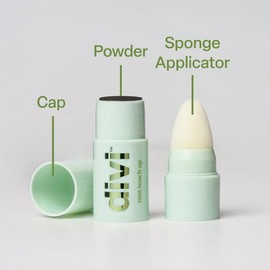 Divi Root Touch-Up – Conceals Thinning Areas, Greys, and Roots, Sweat-Resistant & Hydration-Protecting Formula, 0.07 oz – Choose Your Shade Makeup Moisture Concealer Coverage:_Black