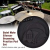 Drum Pads,Drum Mute Pads,Drum Practice Pad,Drum Pads,Drum Practice Pad Kit,10pcs