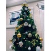 20cm Christmas Tree Topper, Gold Tree Topper Star Xmas Star