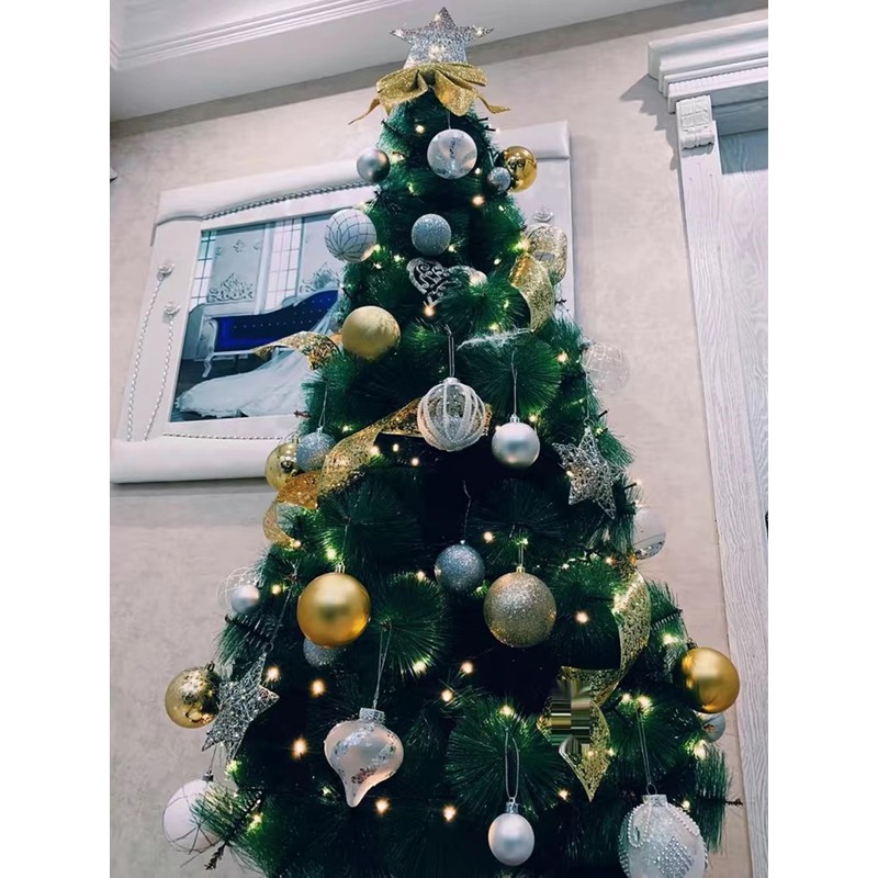 20cm Christmas Tree Topper, Gold Tree Topper Star Xmas Star