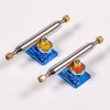 RACOFSB Fingerboard Trucks with Upgraded Urethane Bushings and Pivot Cup,34mm