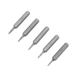 sourcing map Torx Bits Set 5pcs 5/32 Inch Hex Shank T2 T3 T4 T5 T6 Screwdriver Bit Set 28mm Length S2 Screw Driver Kit Tools