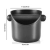 Coffee Knock Box Anti-Slip Coffee Slag Grounds Bucket with Rubber