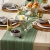 DII DII Variegated Tabletop Collection, Table Runner, 13x72, Artichoke Green