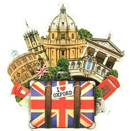 Oxford Fridge Magnet Souvenir Gift College Bridge University I Love Union Jack