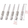 Bestgle 5 Pcs Magnetic Triangle Head Screwdriver Bit Set 1/4