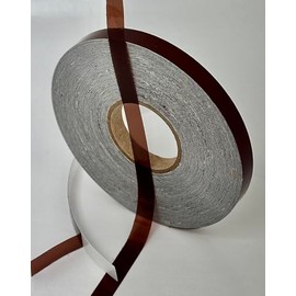 Paper Street Plastics Colored Transparent Tape with Sticky Adhesive (Brown, 1/4 inch x 50 feet)