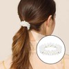 Pack of 9 Crystal Pearl Hair Bobbles for Women's Hair,