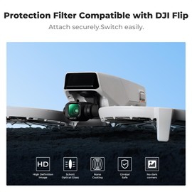K&F Concept UV Filter for DJI Flip, MCUV Protection Filter, 28 Layer Multi-Coated HD Optical Glass UV Filter, Drone Camera Lens Accessories