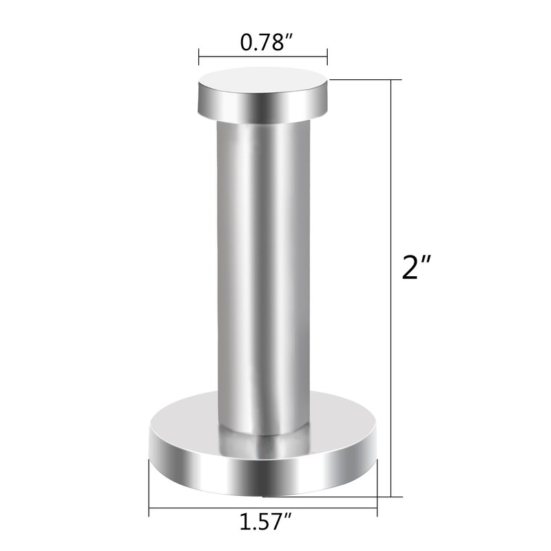 EBOOT 6 Pieces Stainless Steel Wall Mount Robe Hooks Coat