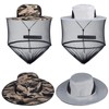 FamEaze 2 Pack Head Net Hat, Mosquito Head Net Hat