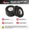 RED WOLF Electric Wiring Harness Tape 3 Rolls High Temp