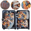 4-Piece Compression Packing Cubes - Polyester Luggage Organizer Set, Breathable