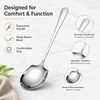 TRACOMPAN 3 Pack Large Serving Spoons, Stainless Steel Serving Spoon