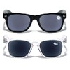 V.W.E. 2 Pairs Classic Outdoor Reading Sunglasses - Comfortable Stylish