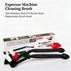 Espresso Machine Cleaning Brush Set, 2 Pack Coffee Grinder Cleaning