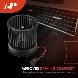 A-Premium HVAC Heater Blower Motor and Resistor Assembly Compatible with Nissan Vehicles - Rogue 2014-2019, Rogue Sport 2017-2019, 2.0L 2.5L - Front, Replace# 272264BU0A, 2-PC Set