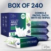 OPTEEL Adult Wipes For Elderly - 8"x13" 240ct (4 Packs
