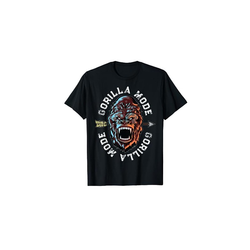 Gorilla Mode Workout Fitness Gym Beast Training Motivation T-Shirt