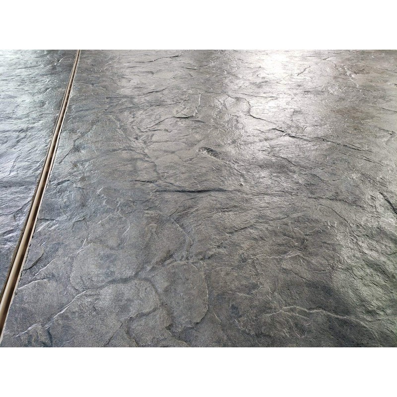 Generic Concrete Seamless Stamp Mat - Fractured Thin Slate (18"