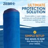 Fire Retardant Debris Safety Netting (4' x 150' - Blue)