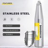 CGOLDENWALL Concrete Rebound Hammer Tester Resiliometer Test Meter Tool Within