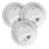 First Alert SMI100, Battery-Operated Smoke Alarm, 3-Pack