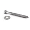 1" x 10" Galvanized Lag Bolt