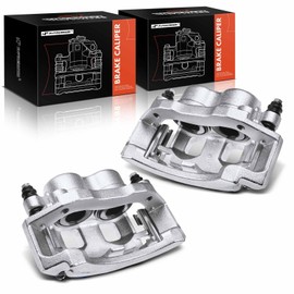 A-Premium Disc Brake Caliper Assembly with Bracket Compatible with Dodge Models - Ram 1500 2000 2001 - Front Driver and Passenger Side, 2-PC Set