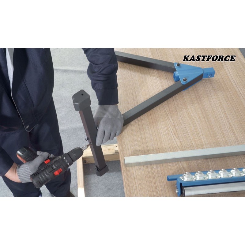 KASTFORCE 2 of Folding Roller Stand, Height Adjustable, Heavy Duty