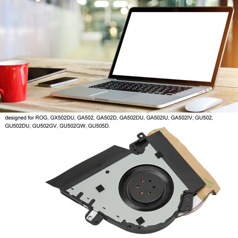 Laptop Cooling Fan DC5V 0.5A Aluminum Alloy ABS Light Weight