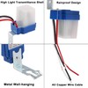 Greluma 2pcs AC/DC12V 10A Automatic Auto On Off Photocell Light