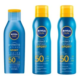 Nivea Sun Sport Bloqueador Solar 3/200ml C/u Fps50