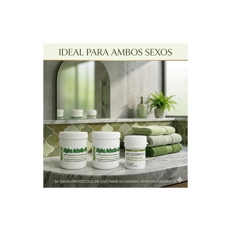 Kit Despigmentante Intensivo Crema Arbutina +fps Gratis