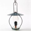 Lehman's Hanging Clear Oil Lamp with Top Reflector Steel Metallic
