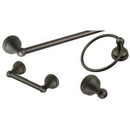 Design House 536706 Allante 4-Piece Bathroom Accessory Kit, Oil Rubbed Bronze