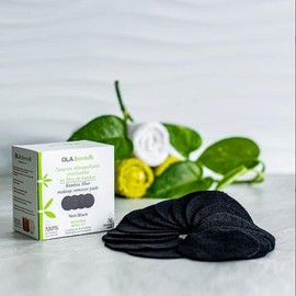 Ola Bamboo Makeup remover pad refills (Black)
