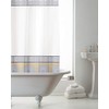 Country Club Mandala Geometry Design Peva Shower Curtain with Rings