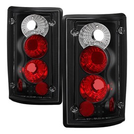 Spyder Auto 5002914 Euro Style Tail Lights Black/Clear