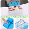 Big Ice Cube Molds with Lid and Storage Box, JRISBO