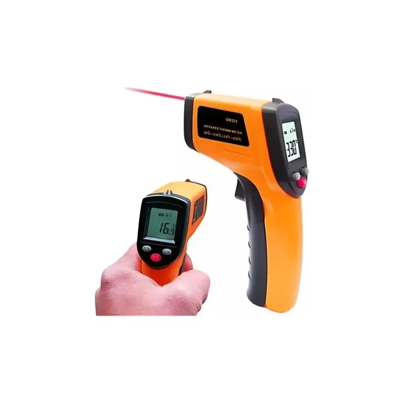 Termómetro Digital Uso Industrial Infrarojo Pistola Laser