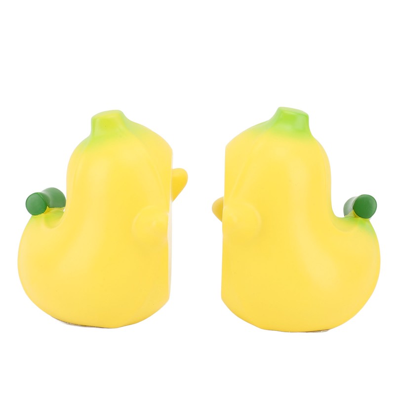 2Pcs Banana Bookend Hugging Bookends Cartoon Resin Bookend Book Stopper