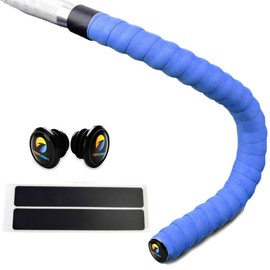 TOPCABIN® Bicycle Handlebar Tape Non-Slip Comfort GEL Road Bike Handlebar Tape Bike Bar Tape with Reflective Bar Plugs (# Dark Blue)