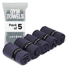 Acteon - Toalla de gimnasio premium – Antibacteriana, ultracompacta que lucha contra el olor, ideal para correr, deportes, yoga, campamento, senderism