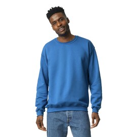 Gildan Adult Fleece Crewneck Sweatshirt, Style G18000, Multipack, Royal (1-Pack), Medium