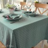 Linen & Cotton Polka Dot/Spotty Tablecloth ANTEA, 100% Linen -