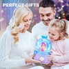 BREIS Snow Globe,100MM Mermaid Snow Globes Automatic Snowflakes with Music